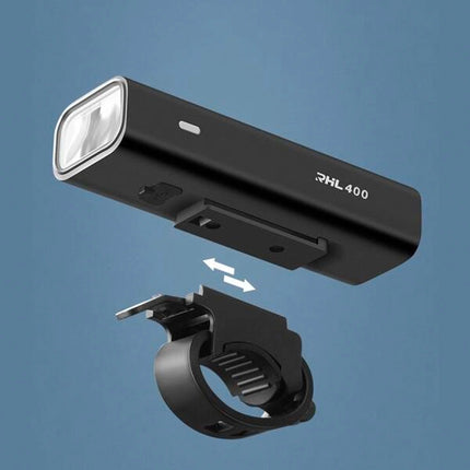 1864Rockbros Bicycle Front Light 400 lm + Micro USB Cable - USB-A