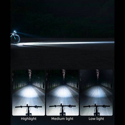 1864Rockbros Bicycle Front Light 400 lm + Micro USB Cable - USB-A