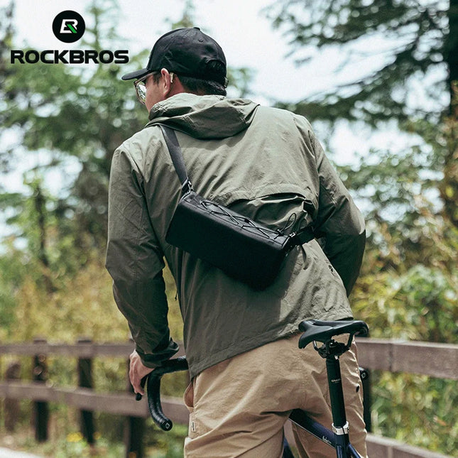724Sacoche de guidon Rockbros 30110030001 - noire
