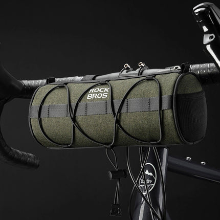 2480Rockbros Sacoche de guidon de vélo 2L - Verte
