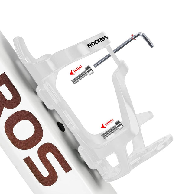 950Portaborraccia per bici Rockbros - Bianco