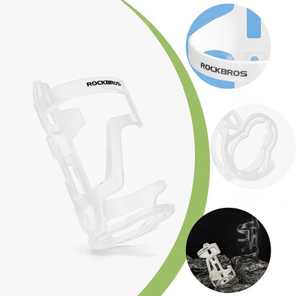 950Portaborraccia per bici Rockbros - Bianco