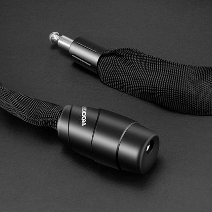 1768 Antivol para bicicleta con combinación y llave Rockbros - negro