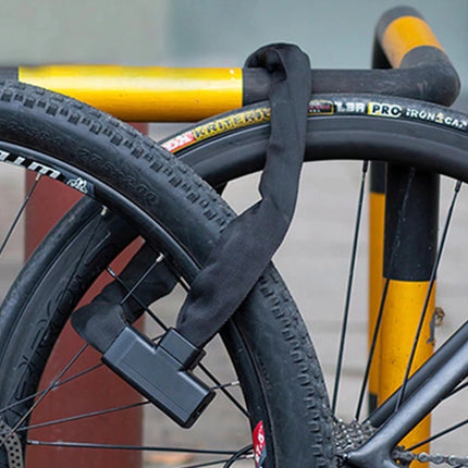 1641 Rockbros bike lock with key 0.97 m - black