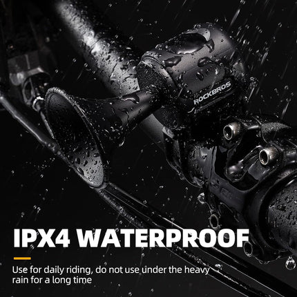 653Campanello elettronico per bicicletta Rockbros 34210002001 - Nero