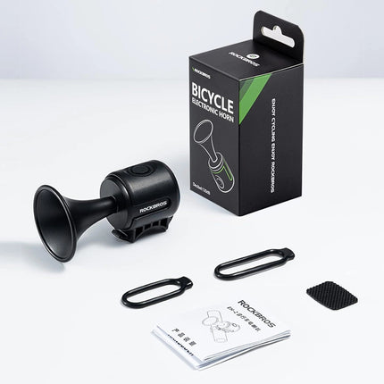 653Campanello elettronico per bicicletta Rockbros 34210002001 - Nero
