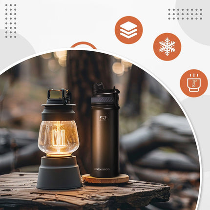 Garrafa térmica para bicicleta Rockbros para bebidas 620 ml