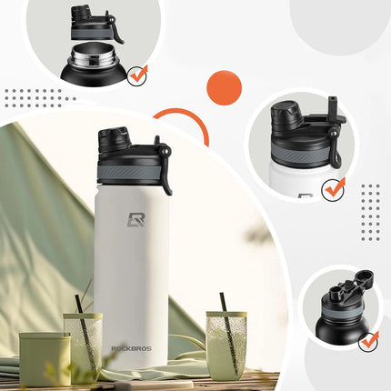 Borraccia termica per bicicletta Rockbros per bevande 530 ml