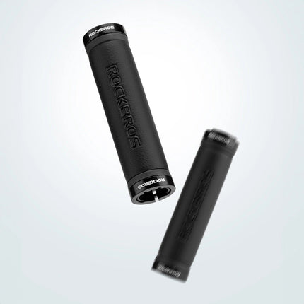 1457Paar Fahrradgriffe aus Mikrofaser - schwarz