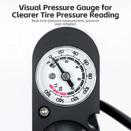 1410Pompa da bicicletta a piedistallo Rockbros - nera