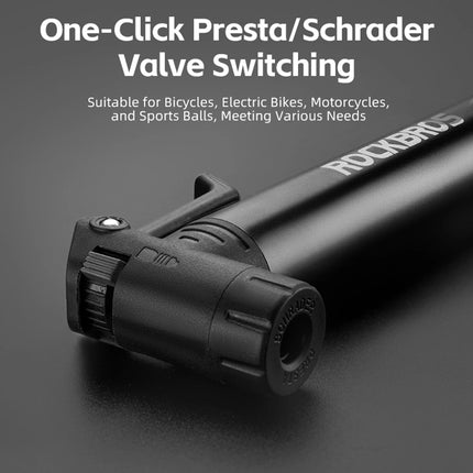 799Pompa a mano per bicicletta Rockbros con cacciavite