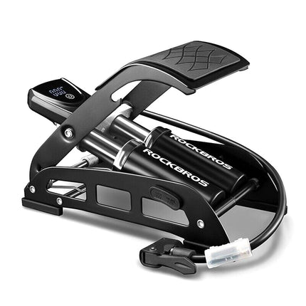 971Pompa a Piede Rockbros con Display - Nera