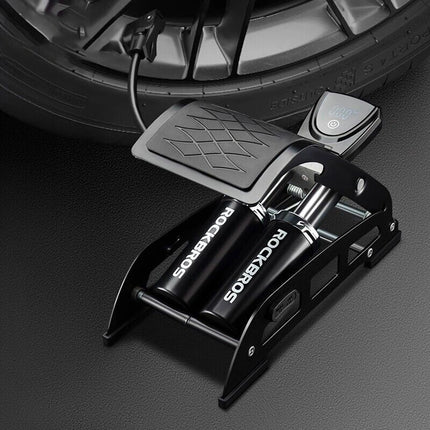 971Pompa a Piede Rockbros con Display - Nera