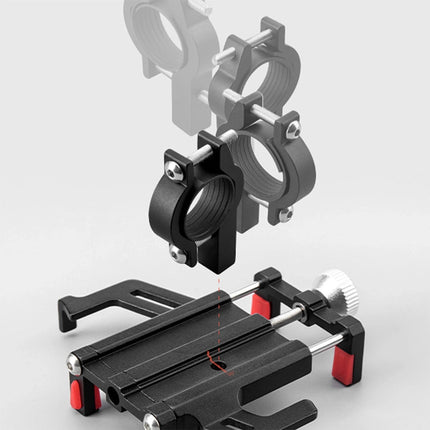 150 Handyhalterung für Fahrrad aus Aluminiumlegierung - Schwarz
