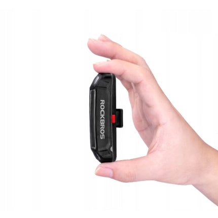 163Luce Posteriore Bici ROCKBROS Ricaricabile USB & Sicurezza.
