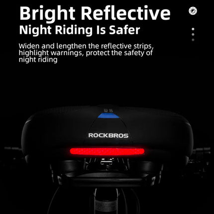 80Rockbros Selle de vélo AQ-6090R - Noir et Bleu