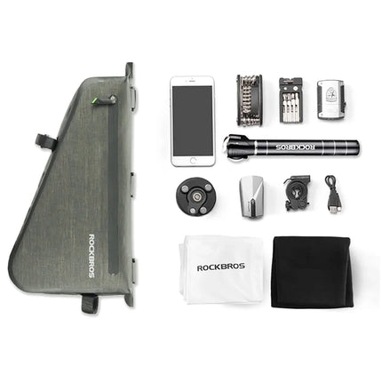 419Rockbros Sacco da telaio per bici AS-017 5 L - Verde scuro