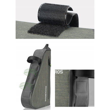 419Rockbros Sacco da telaio per bici AS-017 5 L - Verde scuro