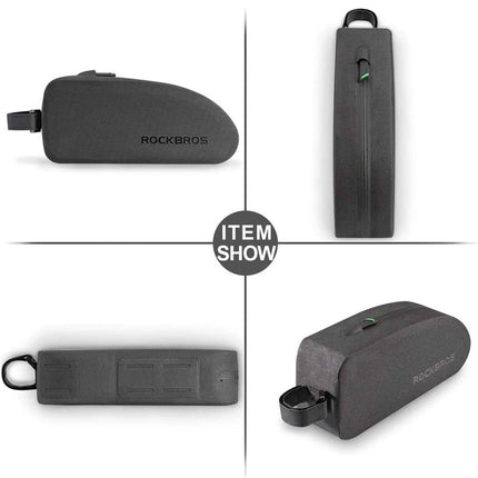 2296Bolsa de cuadro de bicicleta Rockbros impermeable, 1,6 L