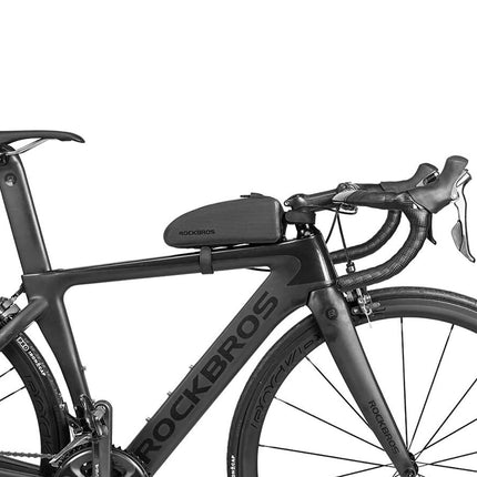 570Sacoche de cadre de vélo étanche 1,5 L, noire