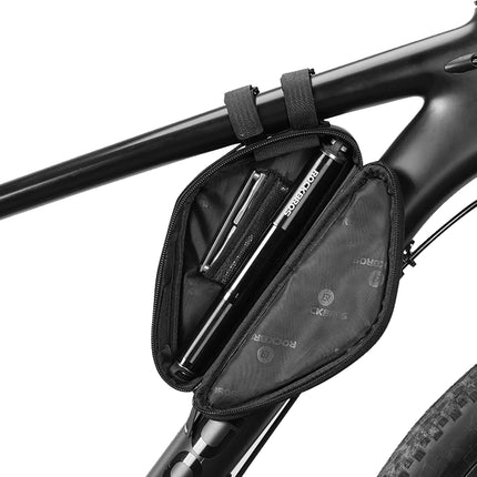 1677Sacoche de cadre Rockbros B55-BK pour vélo 0.7 l - noire
