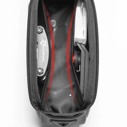 917Borsa da telaio blindata Rockbros B68 per bicicletta con tasca per telefono