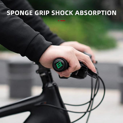 431 Pair of sponge bike handles - black