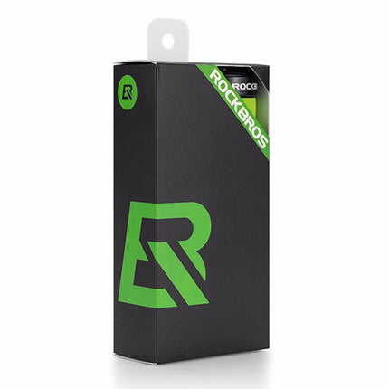 1433Paire de poignées de vélo en éponge - vert et noir