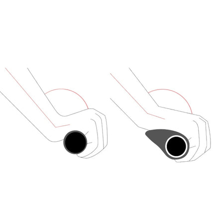 1361Poignées de vélo Rockbros gris et noir