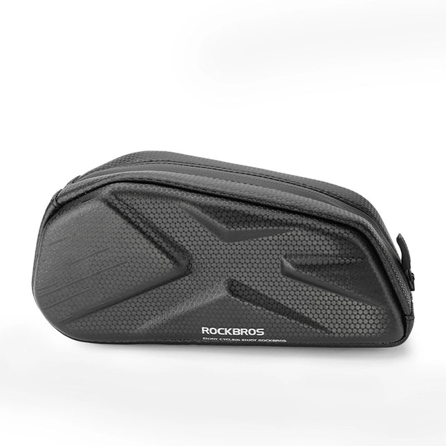 1031Rockbros Sac de vélo rigide pour cadre, tube supérieur, 1.4L - Noir