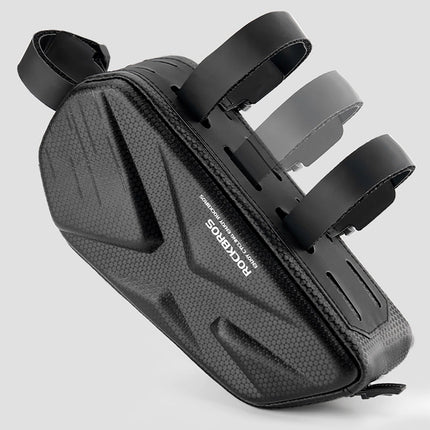 1031Rockbros Sac de vélo rigide pour cadre, tube supérieur, 1.4L - Noir
