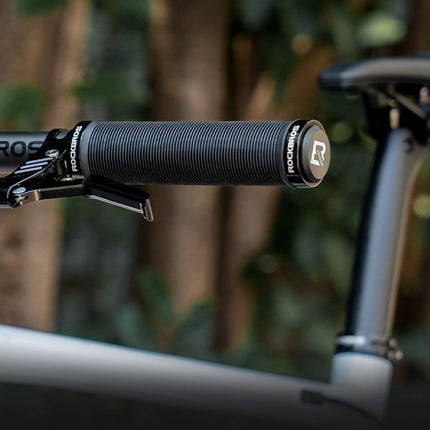 1184Poignées de vélo Rockbros Antidérapantes Twist - Noir