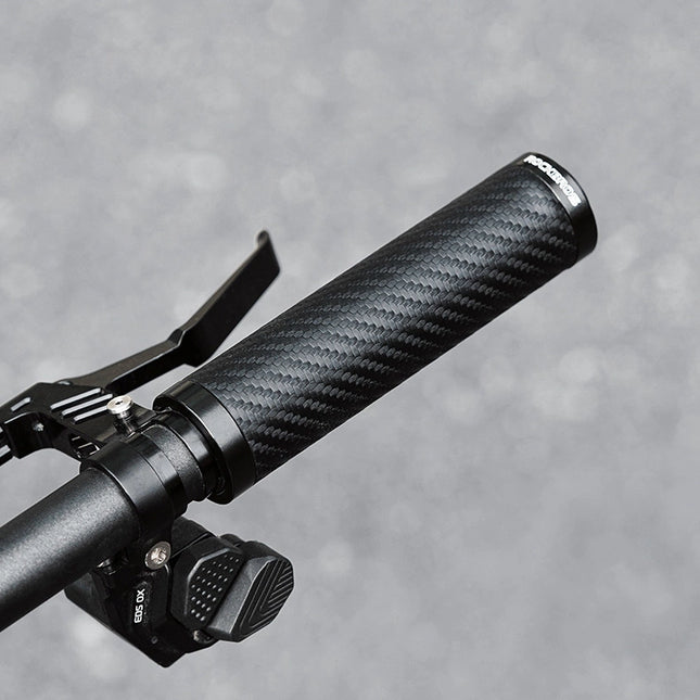 1453Manopole per bici Rockbros torsadate dritte antiscivolo - nero