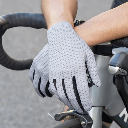 895 Full breathable cycling gloves Rockbros - Gray