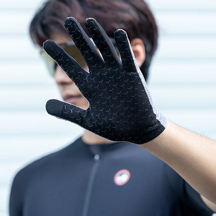 1665 Full breathable cycling gloves Rockbros - Gray