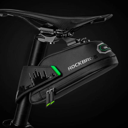 2279Borsa da sella per bicicletta Rockbros C27-1 - Nero