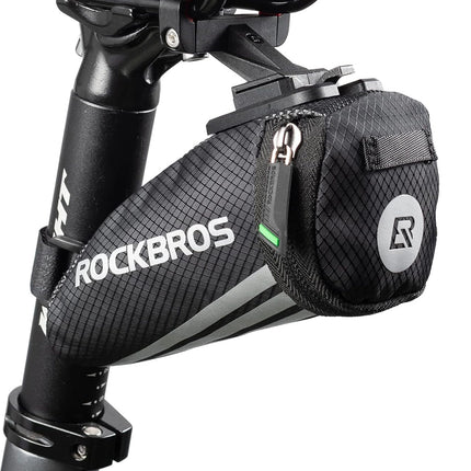 1438 Rockbros bike saddle bag - black