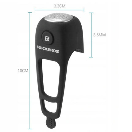 702Sonnette de vélo électrique Rockbros CB1709BK - Noir