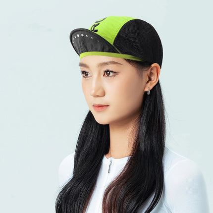 1617 Rockbros cycling cap with visor, helmet cover - green
