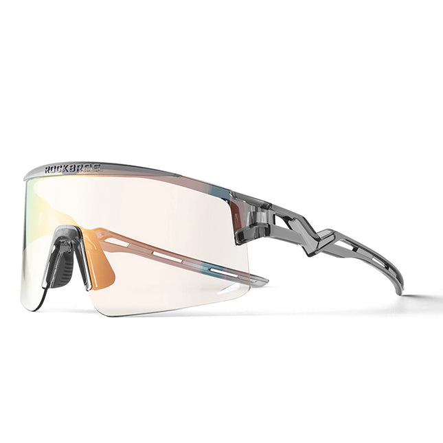 1018Lunettes de cyclisme photochromiques avec protection UV - Noir