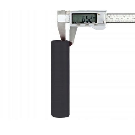 1036Paire de poignées de vélo en mousse de silicone - noir