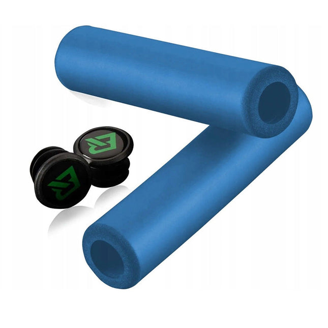 1604 Rockbros blue silicone foam bicycle handles