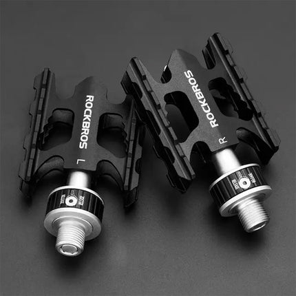 1397 Pedales VTT Rockbros K320F-BK en aleación de aluminio - Negro