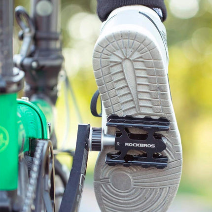 1397 Pedales VTT Rockbros K320F-BK en aleación de aluminio - Negro