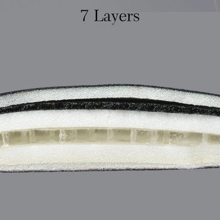 1148Selle de vélo en gel de silicone taille M - Noir