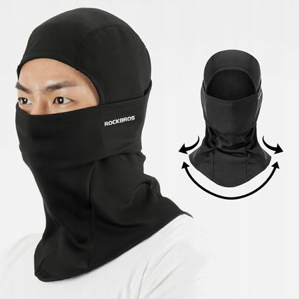 64 Thermal sports balaclava Rockbros LF7345BK - Black