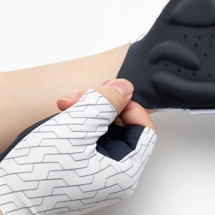 1025Gants de cyclisme VTT Rockbros - blanc et noir