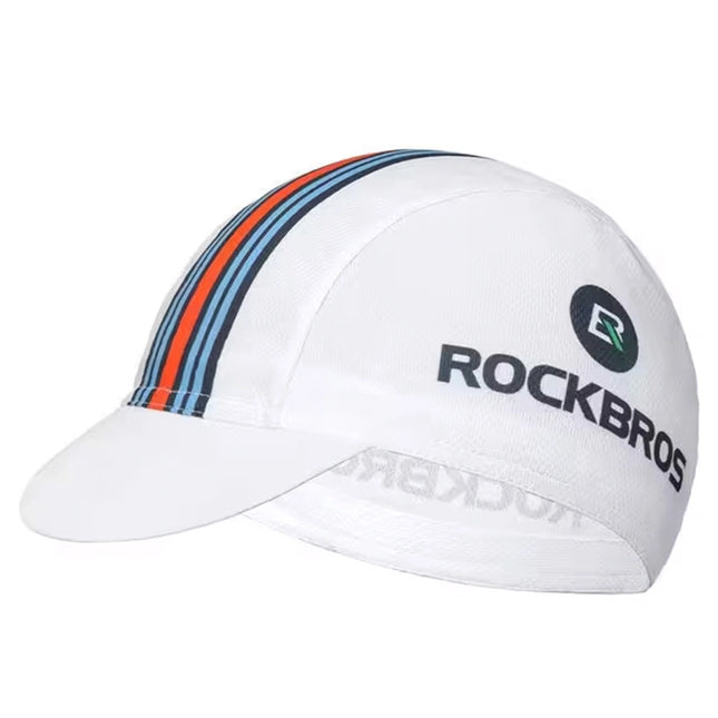 814Casquette de cyclisme Rockbros MZ10022 avec visière - blanc