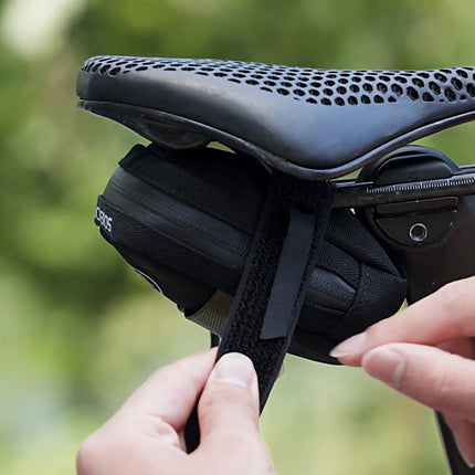 219Sacoche de selle mini Rockbros avec porte-cartouche CO2 Noir/Vert