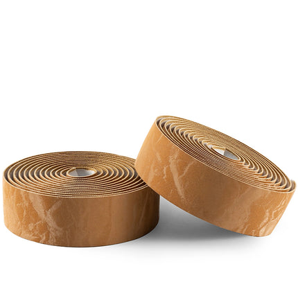 1752 Nastro per manubrio Rockbros PU motivo velluto - Marrone